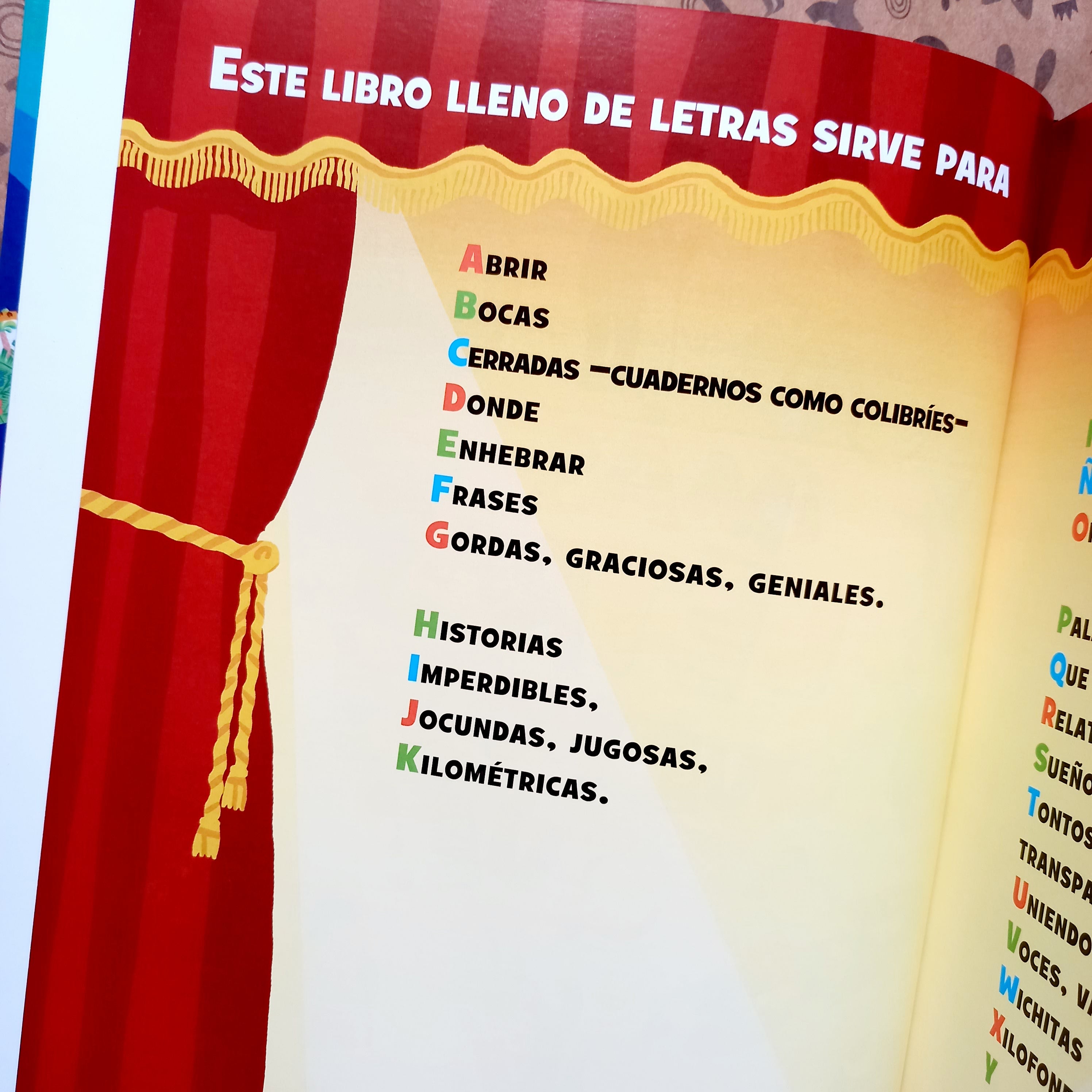 Más letras que no sé qué! Más letras que no sé qué!